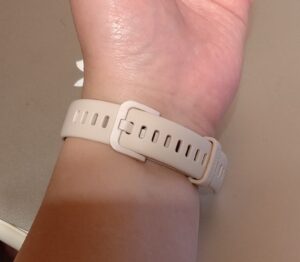 着用した様子(バンドの長さ)
